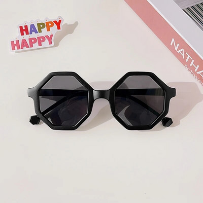 Ochelari de soare rotunzi, rotunzi, rotunzi, vintage, pentru copii, ochelari de soare pentru bebeluși, acrilici, UV400, ochelari de modă pentru copii