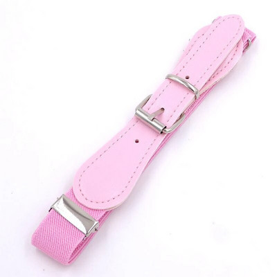 Mood laste kommivärvi vöö tüdrukutele/poistele elastne vöörihm metallist nööpnõelaga pandlaga lastele nahast kvaliteetsed valged/punased rihmad