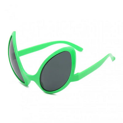 Noi ochelari de extraterestru Ochelari de soare amuzanți pentru petrecere de vacanță Halloween Adulți Accesorii pentru petreceri pentru copii Lentile curcubeu ET Ochelari de soare Nuanțe