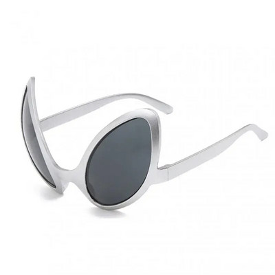 Noi ochelari de extraterestru Ochelari de soare amuzanți pentru petrecere de vacanță Halloween Adulți Accesorii pentru petreceri pentru copii Lentile curcubeu ET Ochelari de soare Nuanțe