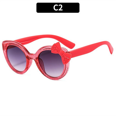 2024 Ochelari de soare încântători cu ochi de pisică pentru copii, ochelari de soare cu bowknot, ochelari de soare pentru copii drăguți, ochelari de vedere pentru fete, băieți, tendințe