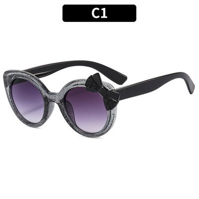 2024 Ochelari de soare încântători cu ochi de pisică pentru copii, ochelari de soare cu bowknot, ochelari de soare pentru copii drăguți, ochelari de vedere pentru fete, băieți, tendințe