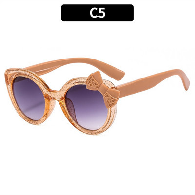 2024 Ochelari de soare încântători cu ochi de pisică pentru copii, ochelari de soare cu bowknot, ochelari de soare pentru copii drăguți, ochelari de vedere pentru fete, băieți, tendințe