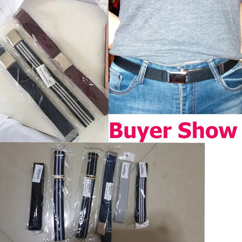 Awaytr Fashion Canvas josta zēniem bērniem sakausējuma sprādzes josta vīriešiem Regulējamas elastīgas bērnu jostas 11 krāsas 77*2,5 cm