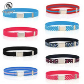 Elastīgas audekla jostas zēniem, meitenēm, svītrainām, izstieptu rietumu siksnu jostas bērniem, regulējamas Cinto Menino bērniem, Kemer