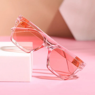 Jaunas zēnu meitenes modes kvadrātveida saulesbrilles bērniem vintage saulesbrilles UV aizsardzība klasiskās bērnu brilles saulesbrilles