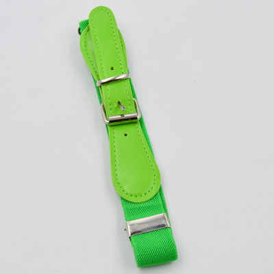 Candy Color 1 Inch Wide Kids Παιδική ελαστική ζώνη μέσης για αγόρια κορίτσια