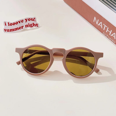 2023 Kids Personality Classic Outdoor Sun Protection Saulesbrilles Zēniem Meitenēm Krāsas Aizsargā Acis Baby UV400 Saulesbrilles Bērniem