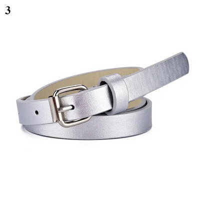 Sakausējuma sprādze Mākslīgās ādas sequins Bērnu jostas Meitenes vienkrāsains Krāsains jostasvieta Mode Jaunas Sieviešu Regulējamas Bērnu jostas