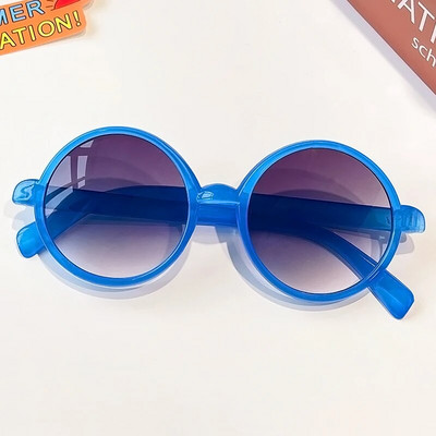 Bērni Zēns Meitene Jauki Leopards Divu krāsu karikatūra Lāča formas Apaļas Saulesbrilles Bērni Vintage Saulesbrilles UV400 Aizsardzība Classic