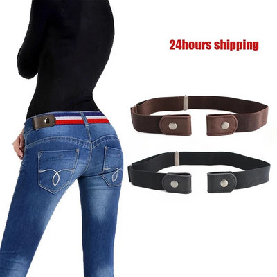 Easy Belt Without Buckle Elastic Belts For Women Stretch riem Men Jeans Cintos Extensible Kids Boys Girls Cinturon Mujer Strap