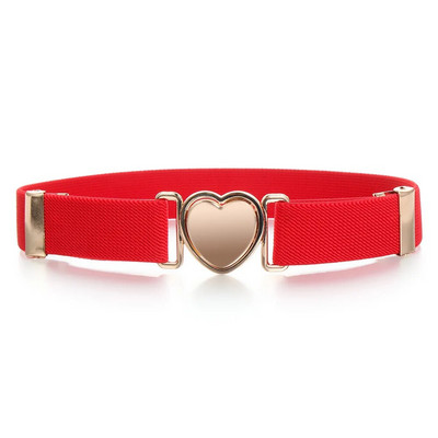 Dječji elastični pojasevi, rastezljivi pojas za djevojčice, podesivi pojas u obliku srca, uniformni pojas za tinejdžerske haljine, modni dodaci