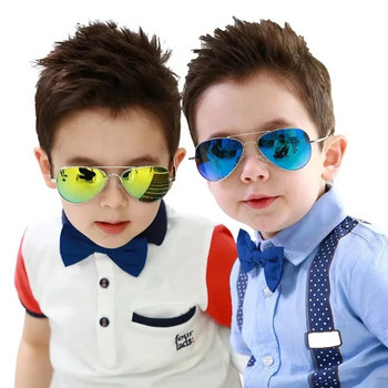 Луксозни детски слънчеви очила Деца UV400 Защита на очите Модни антирефлексни слънчеви очила Сенници Момчета Момичета Очила Gafas De Sol