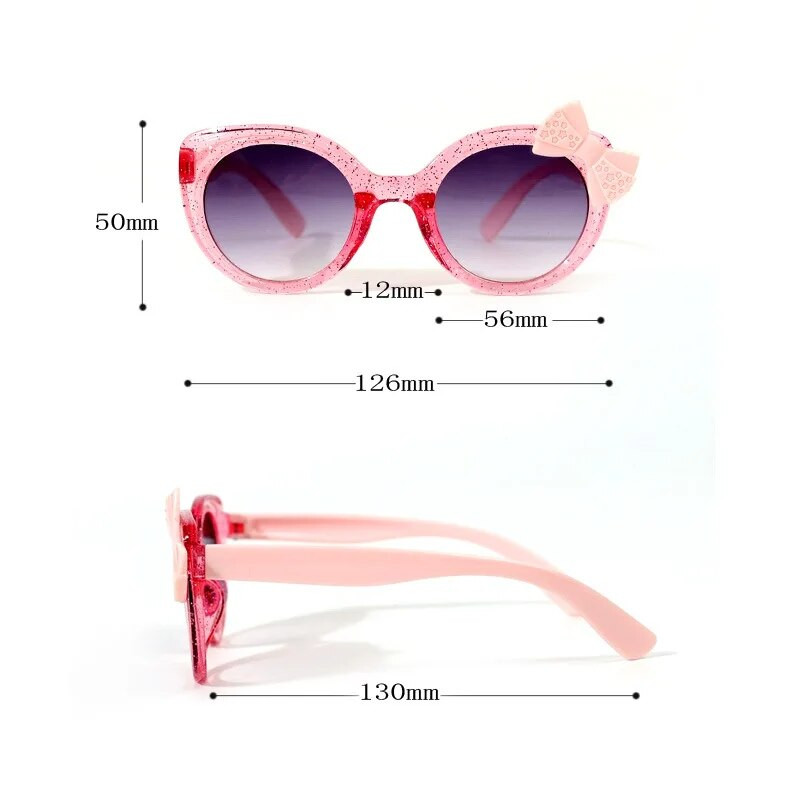 2024. Prekrasne dječje sunčane naočale s mačjim okom, sunčane naočale s mašnama, dječje slatke dječje naočale Trend naočale za djevojčice i dječake