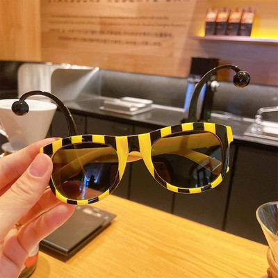 Vasaras bērni Jauki dinozauri multfilmas Saulesbrilles Āra Saules aizsargbrilles Bērnu ēnas Brilles Bērnu UV400 Saulesbrilles