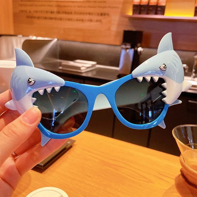 Vasaras bērni Jauki dinozauri multfilmas Saulesbrilles Āra Saules aizsargbrilles Bērnu ēnas Brilles Bērnu UV400 Saulesbrilles