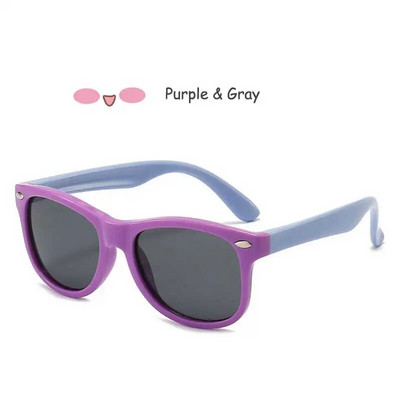 Dječje sunčane naočale Polarizirane dječje klasične robne marke Dizajnerske naočale s zakovicama TAC TR90 Fleksibilne sjenila sigurnosnog okvira za dječake i djevojčice