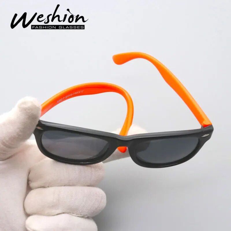 Dječje sunčane naočale Polarizirane dječje klasične robne marke Dizajnerske naočale s zakovicama TAC TR90 Fleksibilne sjenila sigurnosnog okvira za dječake i djevojčice