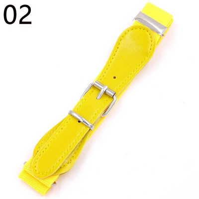 Modni dječji remen u boji slatkiša Djevojčice Dječaci Elastični remen oko struka Metalna kopča s kopčom Dječji remeni od kvalitetne pu kožne trake Pojasevi