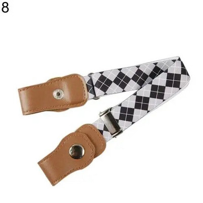 Bērnu jostas, bērnu zēnu meitenes modes sprādzes bez maksas, regulējamas elastīgas jostas jostasvietas