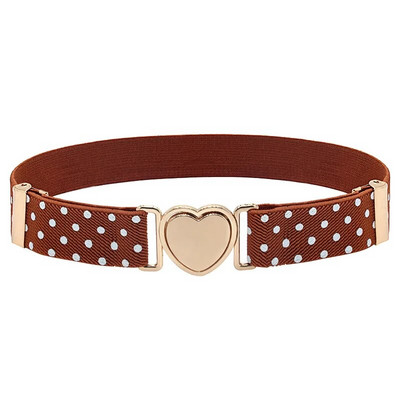 Dječji elastični pojasevi Rastezljivi pojas za djevojčice Podesivi pojas u obliku srca Uniforma Pojas za tinejdžerice Pojas za haljine za djevojčice