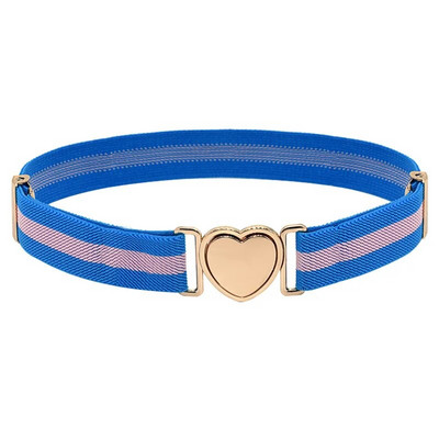 Dječji elastični pojasevi Rastezljivi pojas za djevojčice Podesivi pojas u obliku srca Uniforma Pojas za tinejdžerice Pojas za haljine za djevojčice