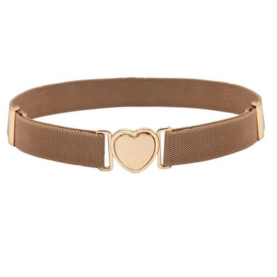 Dječji elastični pojasevi Rastezljivi pojas za djevojčice Podesivi pojas u obliku srca Uniforma Pojas za tinejdžerice Pojas za haljine za djevojčice