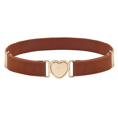 Dječji elastični pojasevi Rastezljivi pojas za djevojčice Podesivi pojas u obliku srca Uniforma Pojas za tinejdžerice Pojas za haljine za djevojčice