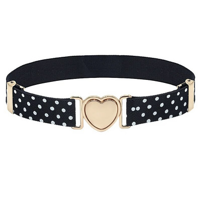 Dječji elastični pojasevi Rastezljivi pojas za djevojčice Podesivi pojas u obliku srca Uniforma Pojas za tinejdžerice Pojas za haljine za djevojčice