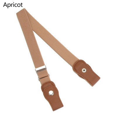 Μόδα ρυθμιζόμενη Παιδική ελαστική ζώνη μέσης για τζιν Ζώνη εφηβικής πόρπης καρδιά για φορέματα Μαύρη λευκή ζώνη άγρια ζώνη