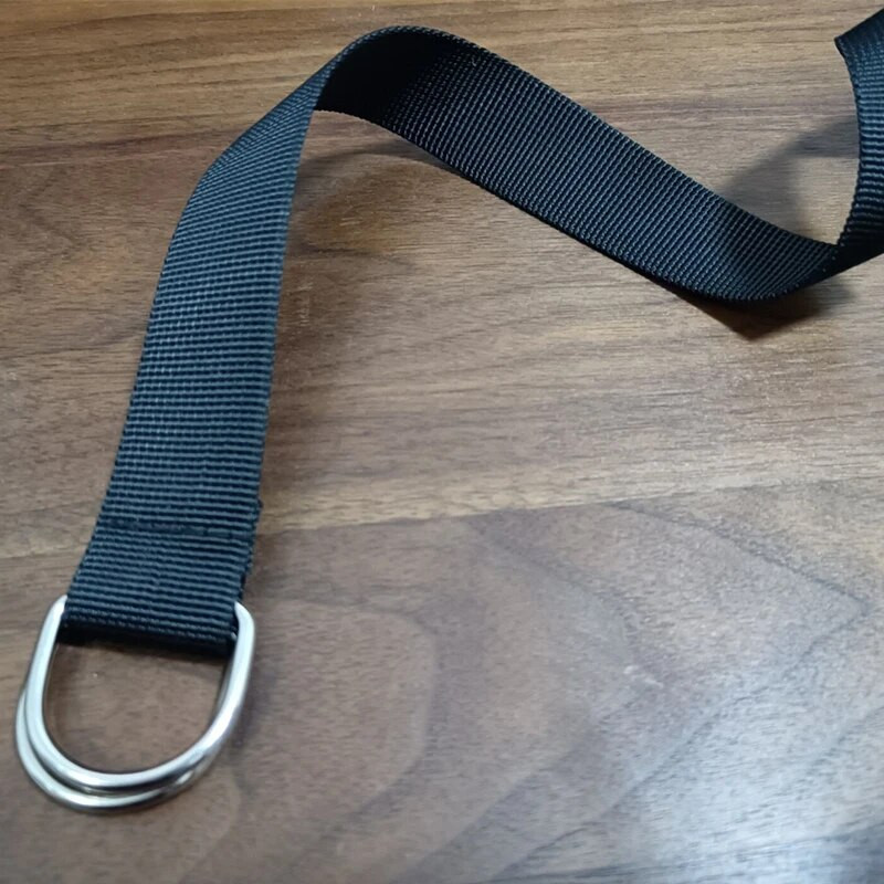 Dvostruka D kopča, najlonski jednostavni ženski uski remen za dječake, crni remeni s mekim resama za djecu 90 cm 130 cm