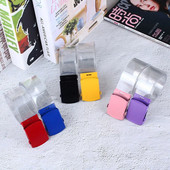 Μόδα Διαφανής Γυναικεία Ζώνη Ομαλή πόρπη Casual Ζώνες Προσωπικότητα Δημιουργικό Κορίτσι Ζώνη Μέσης Για Τζιν Παντελόνι Επώνυμη Σχεδιαστής Z30