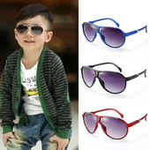 Modes Bērnu saulesbrilles Vasaras saulessargs Krāsaini Brilles Rāmis Meitenes Zēni Brilles Bērniem UV400 Baby Mirror Saulesbrilles