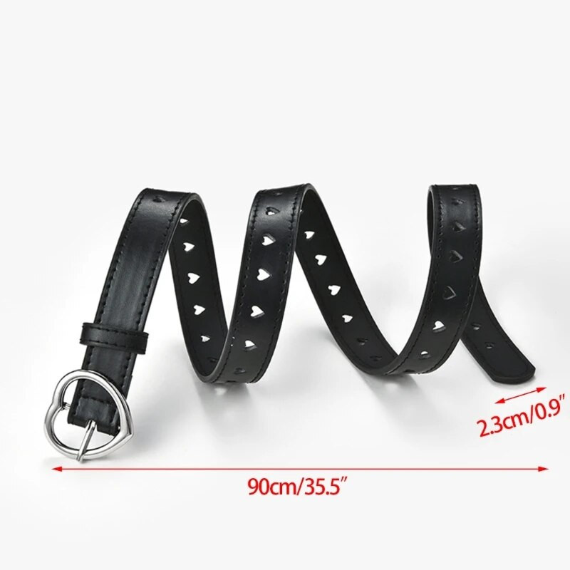 Laste vöökett metallist südamepandlaga armas vöökoht Ceinture Unisex