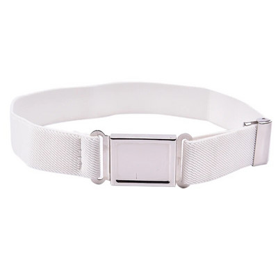 Ελαστική μονόχρωμη καμβά ζώνες για αγόρια κορίτσια Ελαστική ζώνη Μαγνητική πόρπη ελαστική ζώνη μέσης Ρυθμιζόμενη για παιδιά