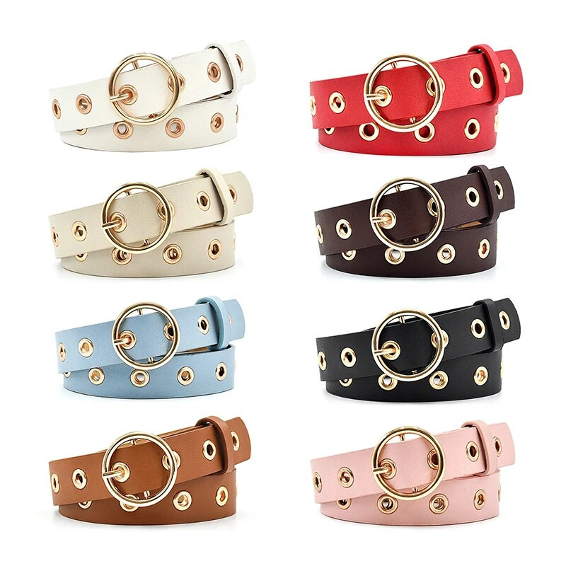 Bērnu mākslīgās ādas jostas bērniem jaukas, apaļas, sirds sprādzes jostas meitenēm