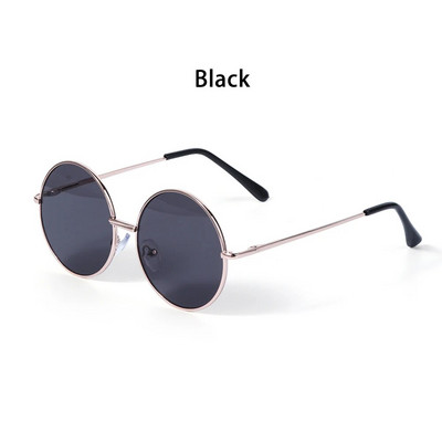 1PC Retro saulesbrilles bērniem Candy Color apaļa rāmja saulesbrilles zēniem, meitenēm, anti-UV vintage saulesbrilles