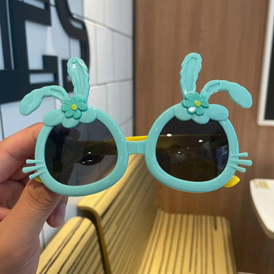 Bērnu saulesbrilles multfilmas zaķa forma ar burkānu meitenes zēns bērniem saulesbrilles Cosplay brilles jaukas ēnas brilles UV400