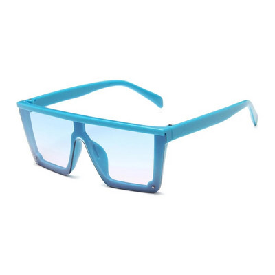 Liela izmēra kvadrātveida bērnu saulesbrilles meitenēm mazuļiem zēniem festivāls punk saulesbrilles UV400 brilles bērniem Oculos De Sol Masculino