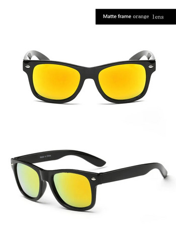 Cool 6-15 ετών Παιδικά γυαλιά ηλίου Γυαλιά ηλίου για παιδιά αγόρια κορίτσια Fashion Eyewares Coating φακός UV 400 Προστασία με θήκη