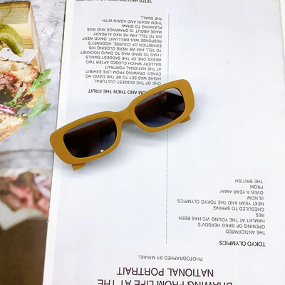 Bērni jaukas vintage matēts taisnstūris UV400 saulesbrilles āra meitenēm zēniem saldās saulesbrilles aizsardzība klasiskās bērnu saulesbrilles