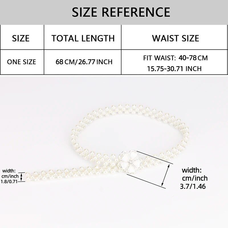 Pearl elastsed Rhinestone Flower klassi peenikesed vööd naiste vöökohale Dekoratiivsed Naistele Lastele Pulmakleidi Mantli aksessuaarid