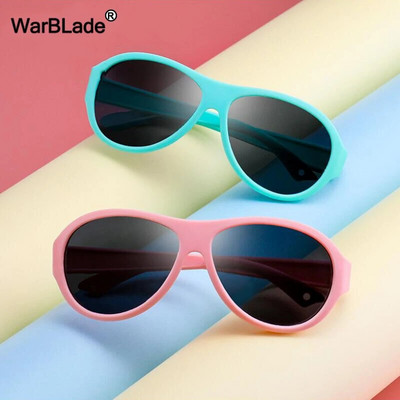 WarBlade Cute Gyermek Polarizált Napszemüvegek Szilikon Biztonsági Gyerek Napszemüvegek Lányoknak Fiúknak Babaszemüvegek UV400 Szemüvegek Gafas de sol