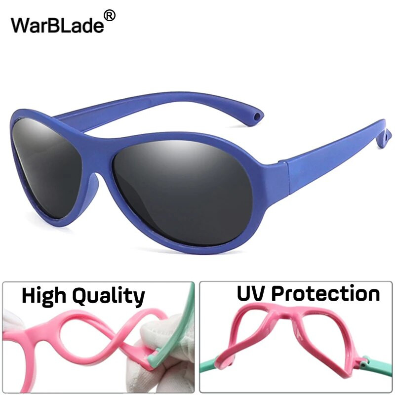 WarBlade Armsad Laste Polariseeritud Päikeseprillid Silikoonist Turvaprillid Laste Päikeseprillid Tüdrukutele Poistele Beebiprillid UV400 Prillid Gafas de sol