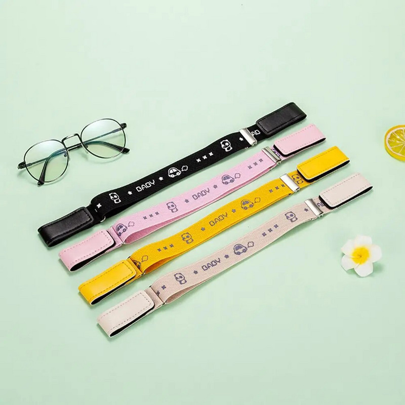 Jauna bērnu modes elastīga josta, regulējama bērnu jostasvieta karikatūra ikdienas formas josta pusaudžiem bērniem, meiteņu kleitu dekorēšana