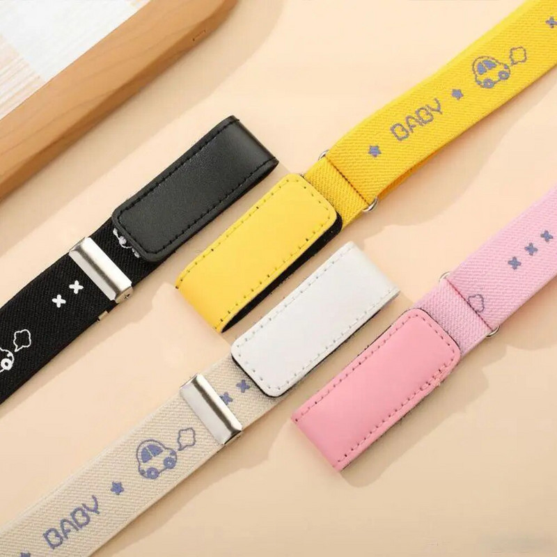 Jauna bērnu modes elastīga josta, regulējama bērnu jostasvieta karikatūra ikdienas formas josta pusaudžiem bērniem, meiteņu kleitu dekorēšana