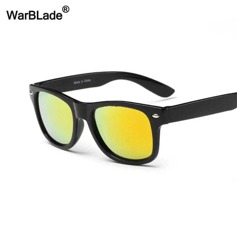 WarBLade Fashion Kids Saulesbrilles Bērni Zēni Meitenes Saulesbrilles UV 400 Aizsardzība Rivet Gafas Anti-UV Baby Saules aizēnojošas brilles