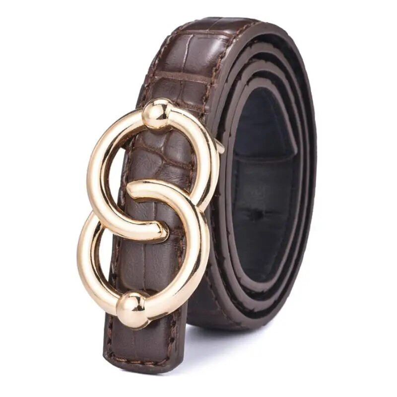 Vīriešu/ sieviešu jostas Dizaineris Metāla sprādze Zēni Meitenes Bērni Ikdienas jostas siksna Jostas džinsiem Bikses Bikses Modes Jostas