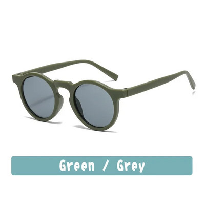 Jaunas modes bērnu brilles Vintage apaļas āra saules aizsargbrilles zīdaiņiem Akrila UV400 saulesbrilles bērniem brilles