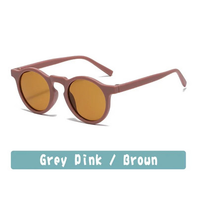 Jaunas modes bērnu brilles Vintage apaļas āra saules aizsargbrilles zīdaiņiem Akrila UV400 saulesbrilles bērniem brilles